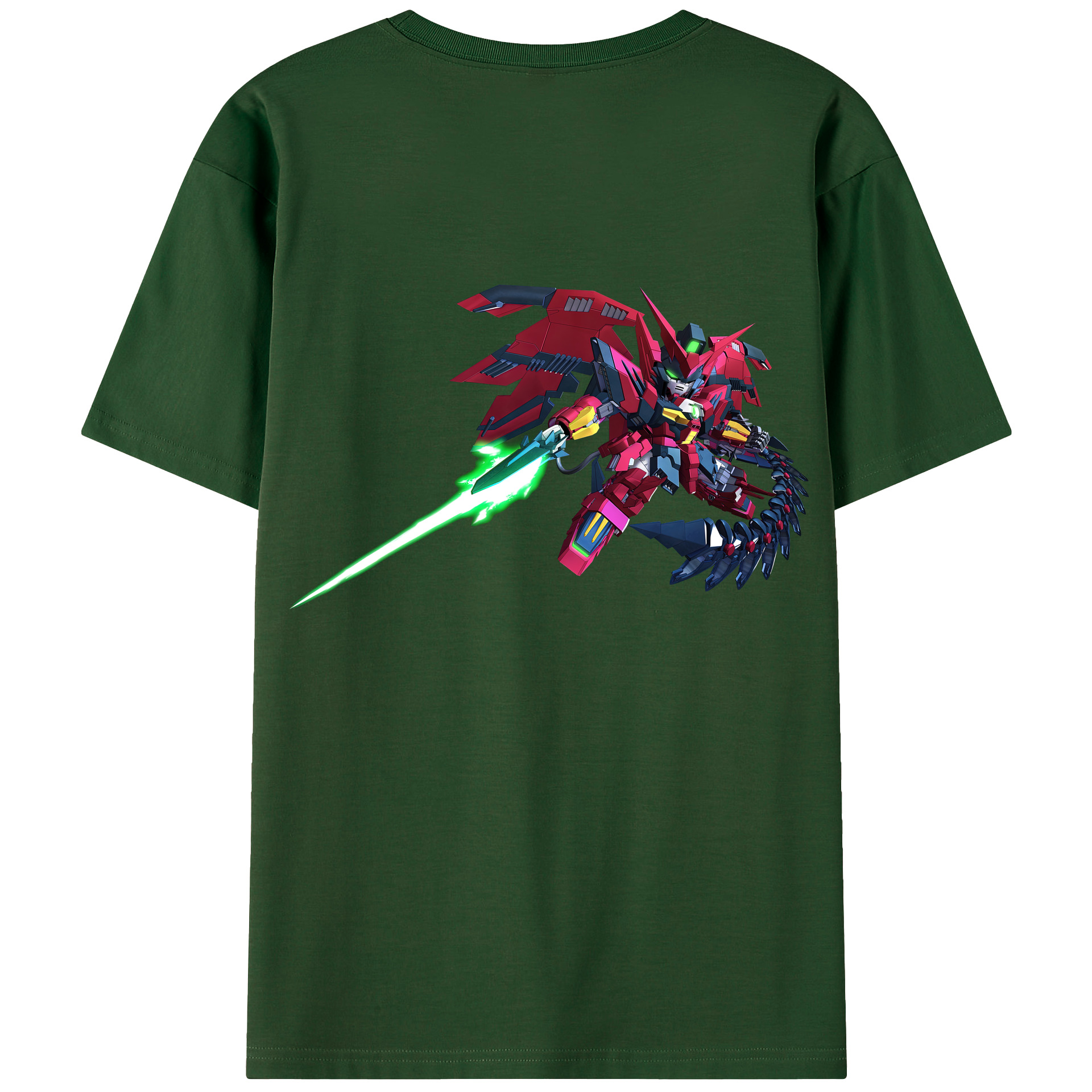 （画像用） 機動戦士ガンダム Mobile Suit Gundam 綿100％半袖Tシャツ（背面プリント）